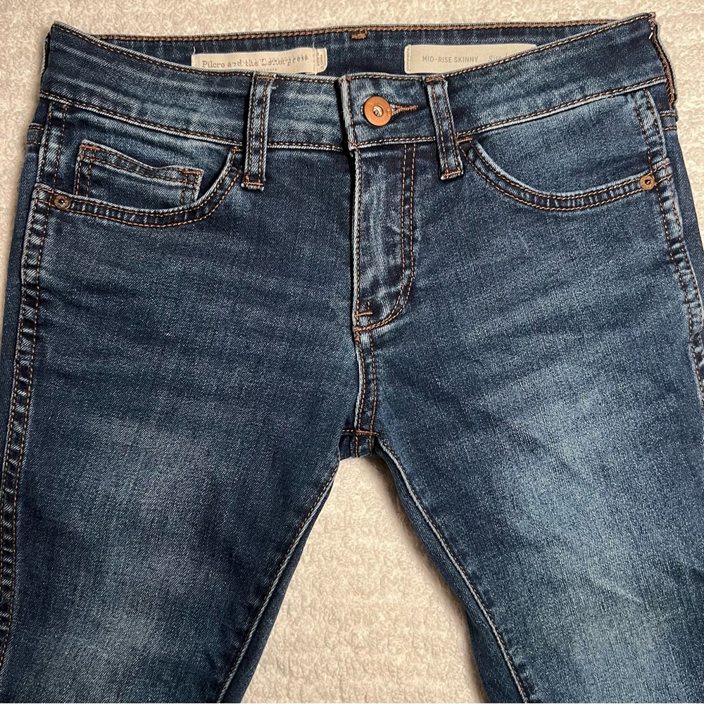 Pilcro and the Letterpress by Anthropologie Mid Rise Skinny Jeans